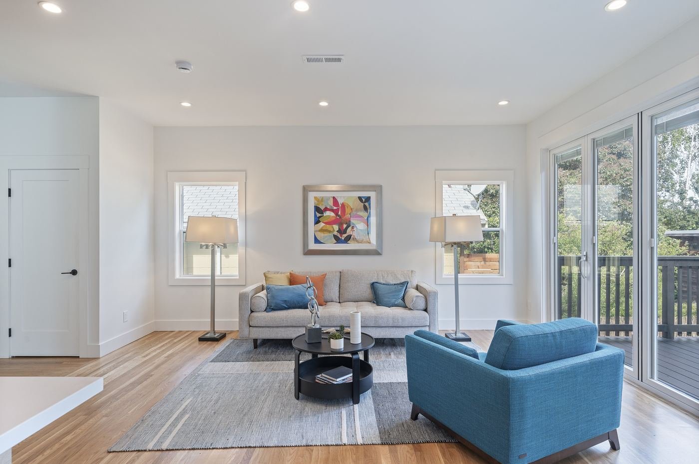 Bright clean living area